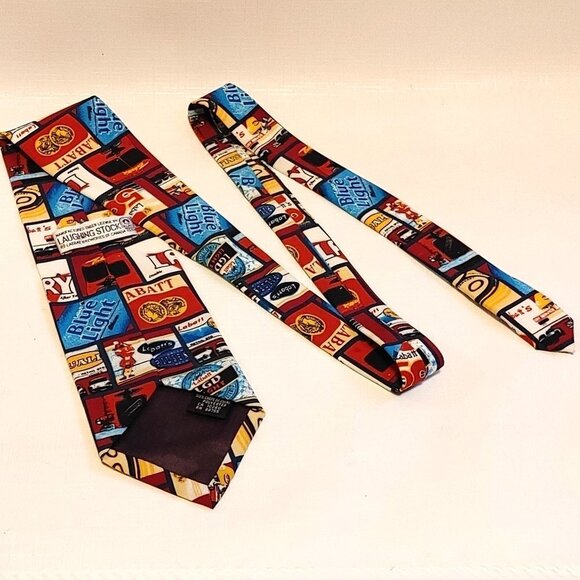 VINTAGE 1994 Labatt Brewing Tie Labatt Blue Labatt 50 - Picture 3 of 5